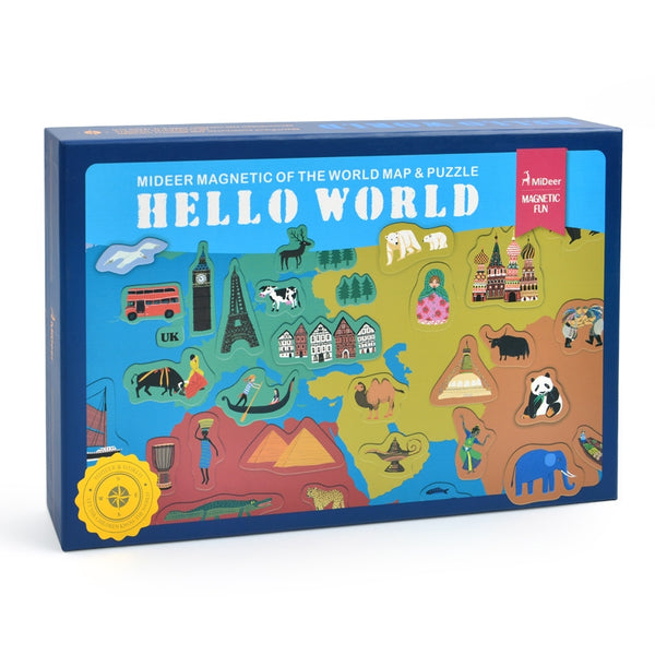 HELLO WORLD MAGNETIC PUZZLE