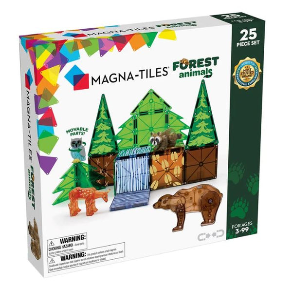 MAGNA-TILES - FOREST ANIMALS - 25 PIECE SET