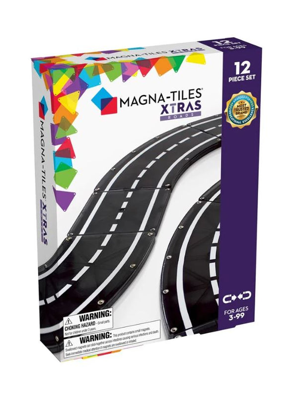 MAGNA-TILES - XTRA ROADS - 12 PIECE SET