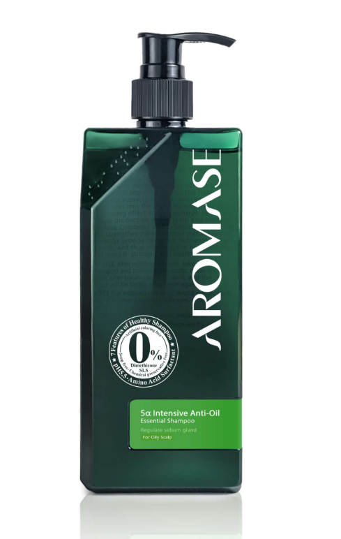 AROMASE 5α Intensive Anti-Oil Essential Shampoo (Ideal for oily, very oily, and oily sensitive scalp)