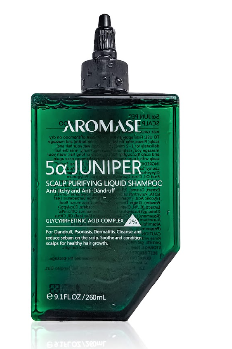 AROMASE 5α Juniper Scalp Purifying Liquid Shampoo (Non-Menthol) 260mL
