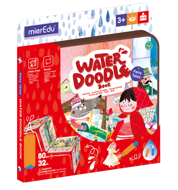 mierEdu Magic Water Doodle Book - Fairy Tales