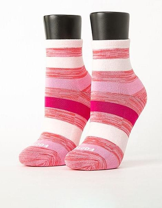 Sweet Heart Stripes Air Move Sport Socks (pink) - Women - Size M