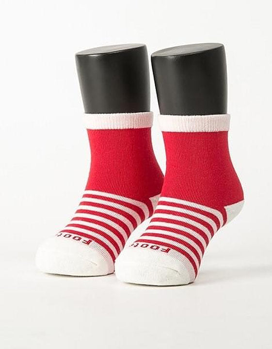 Anti slip baby cushion socks - Red - S (12cm-15cm)