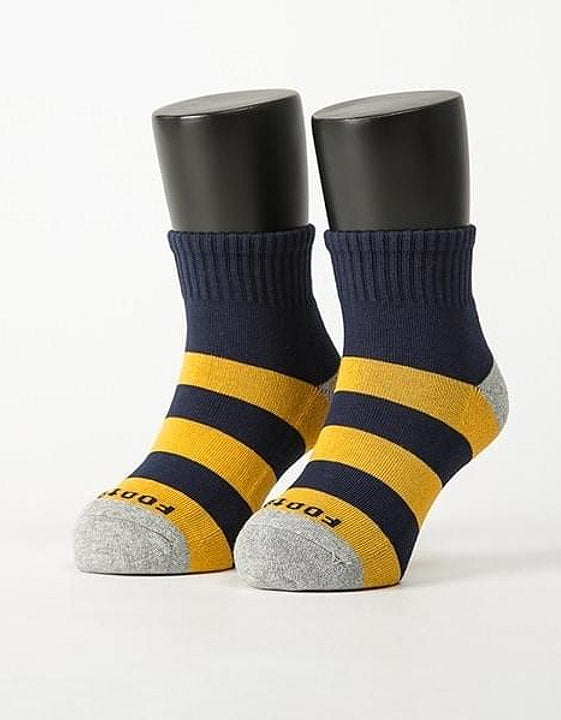 Bee Air Move Sport Socks - Blue/yellow - L 19-22cm