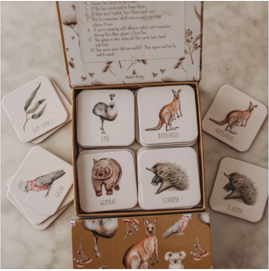 Australia Memory Card Game