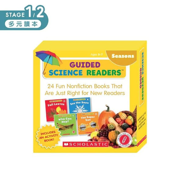 GUIDED SCIENCE READERS_SEASONS 英文分階讀本_季節