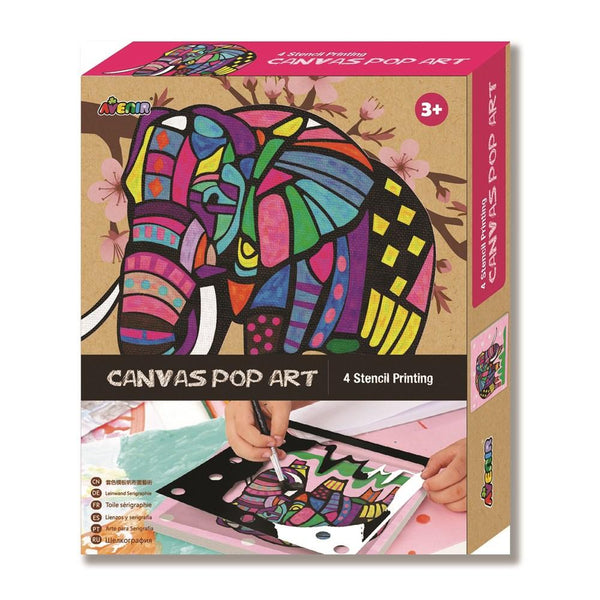 AVENIR - CANVAS POP ART - ELEPHANT