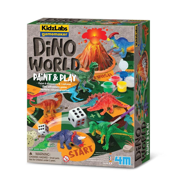 4M - KIDZLABS GAMEMAKER - DINO WORLD PAINT & PLAY