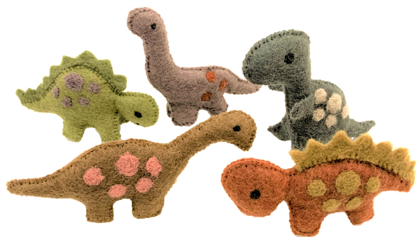 Dinosaurs Natural/5pc