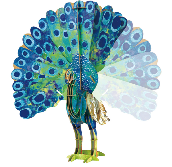 mierEdu ECO 3D Puzzles - Peacock