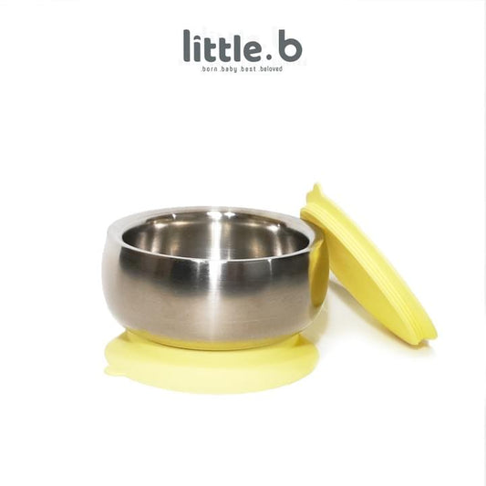 Little.b Stainless Steel-Double-ply 316 Stainless Steel Suction Baby Bowl