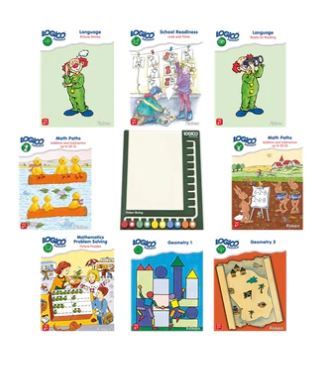 LOGICO Piccolo set (8 books) with frame
