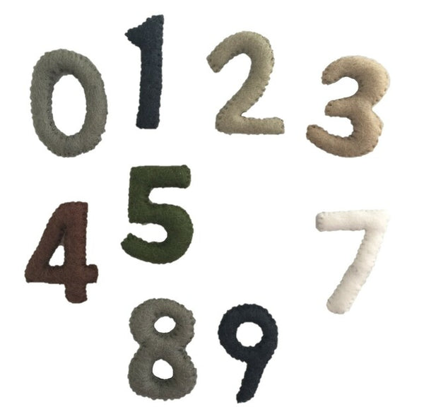 Numbers Natural 0-9 7cm