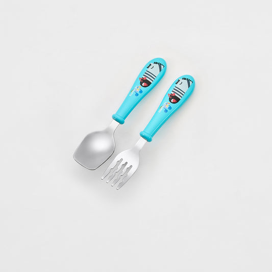 Cuitisan Infant Kid Smart Spoon Fork Set w/Case